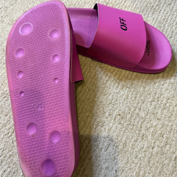 Off white Pool Slides - Picture 2 of 2